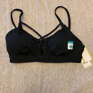 Trina Turk black sports bra